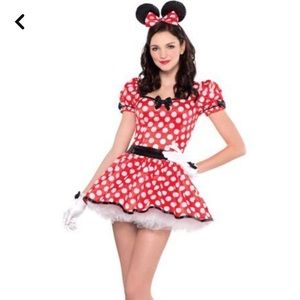 Adult Sassy Mini Mouse Costume Size Small